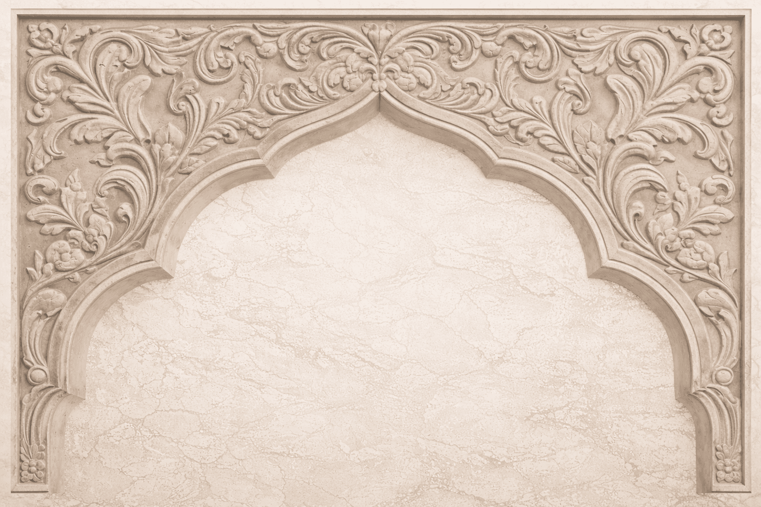 Makrana Marble Temple Arch